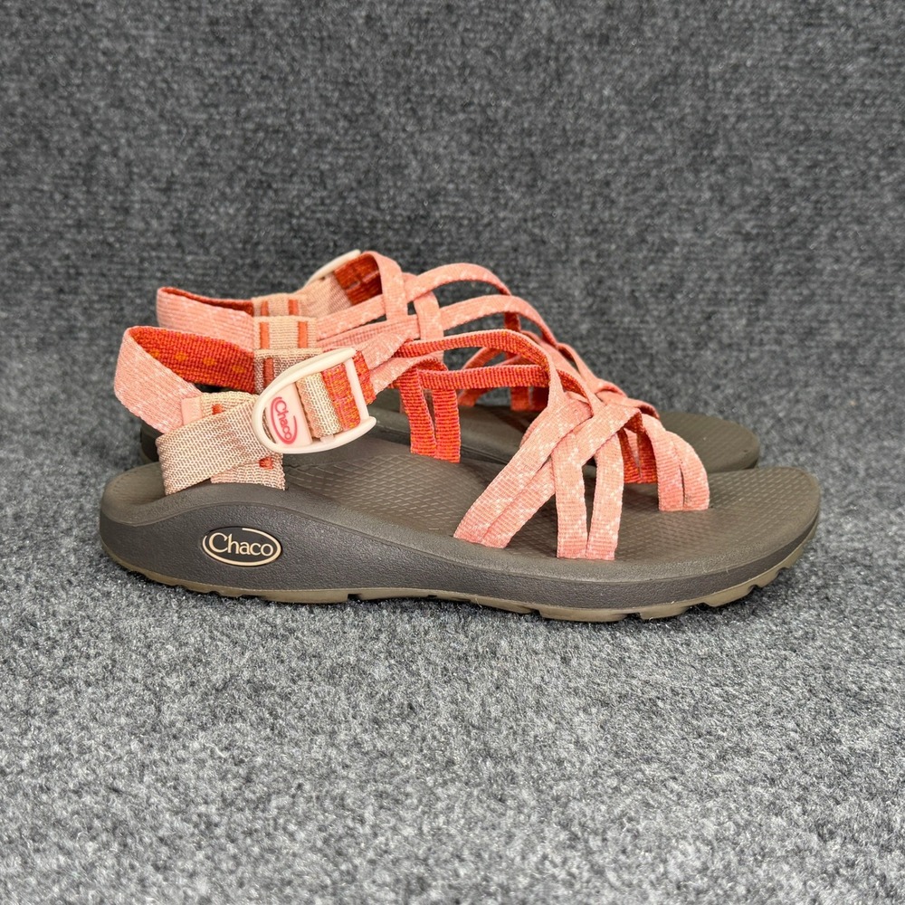 Chaco Z/Cloud X2 Sandals Women's 7 Espiga Peach Athletic Beach Outdoor Hiking